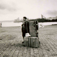 Los niños que perdieron el barco. Puerto de La Coruña,1955